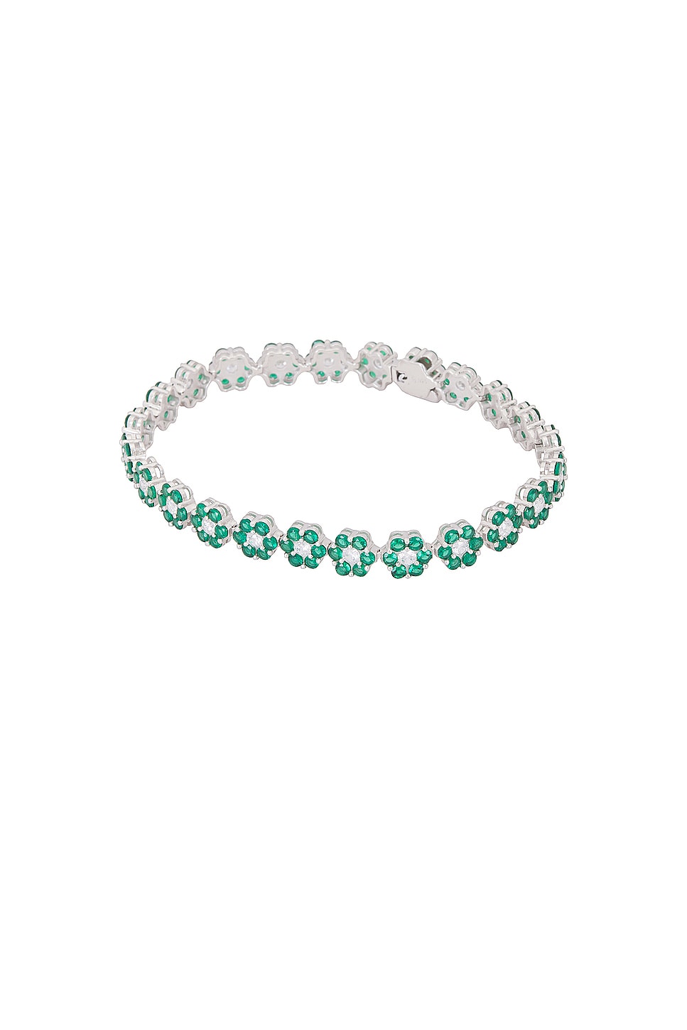 Image 1 of Hatton Labs Daisy Tennis Bracelet in Green