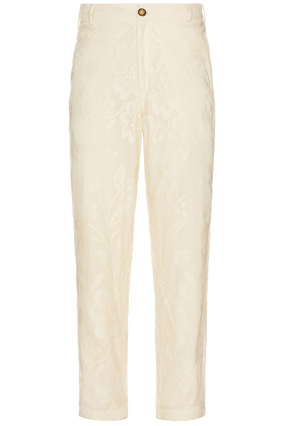 Image 1 of HARAGO Lace Pants in Off White