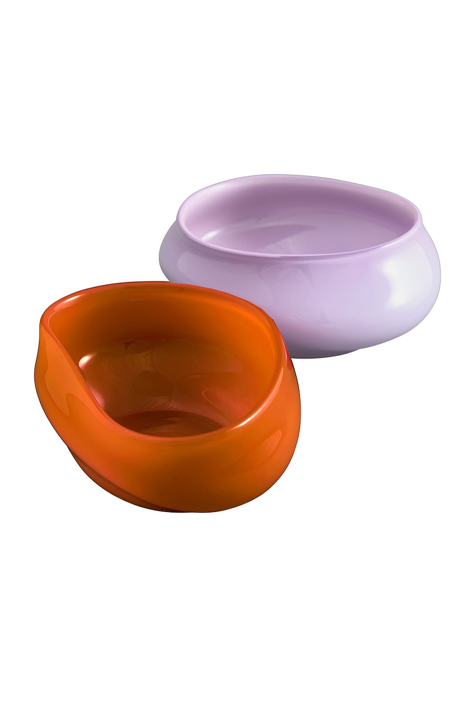 Image 1 of HELLE MARDAHL Set of Two Candy Dishes in Milky Lavender & Almond