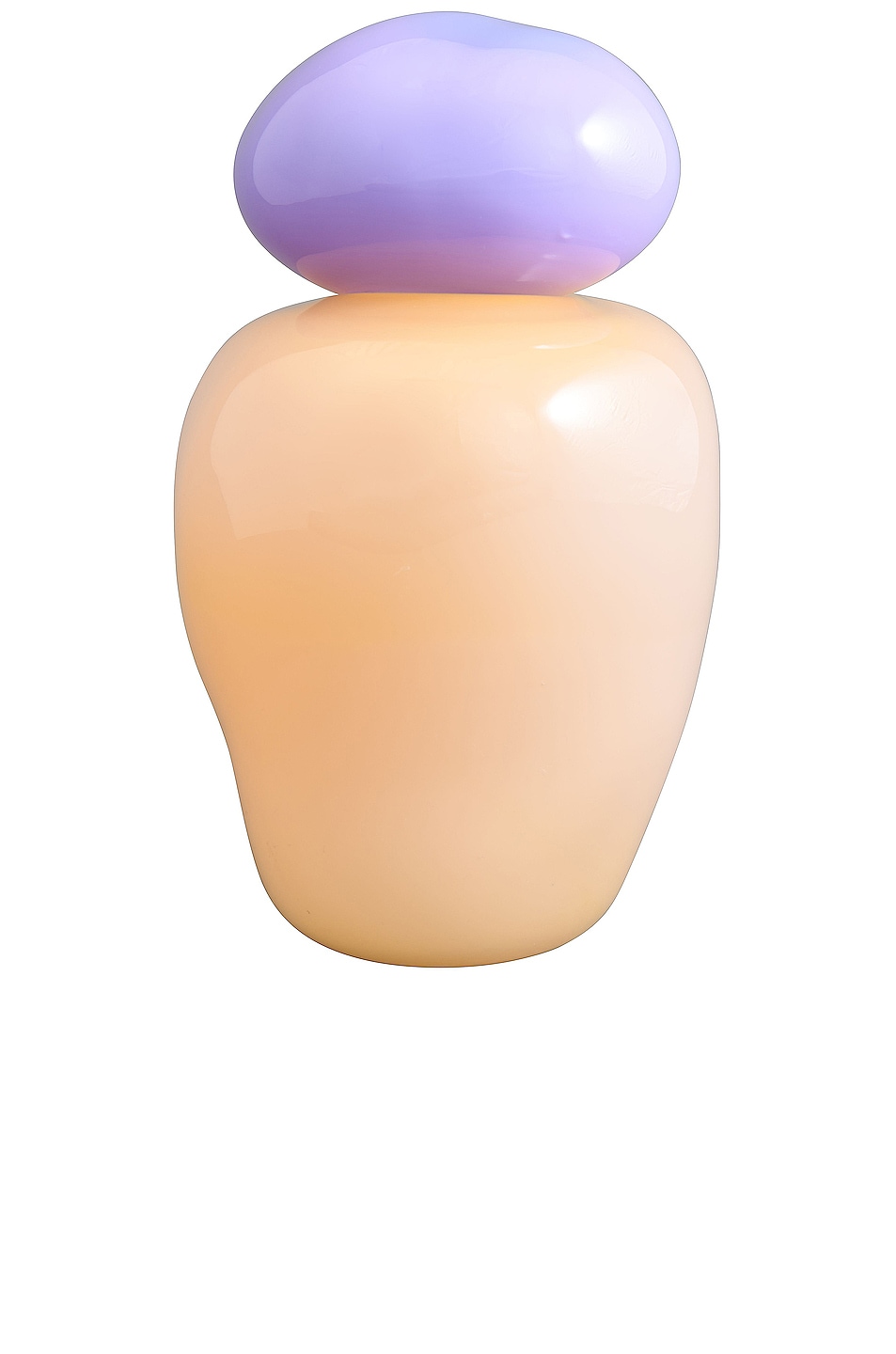 Image 1 of HELLE MARDAHL Bon Bon Medi Vase in Violet & Apricot