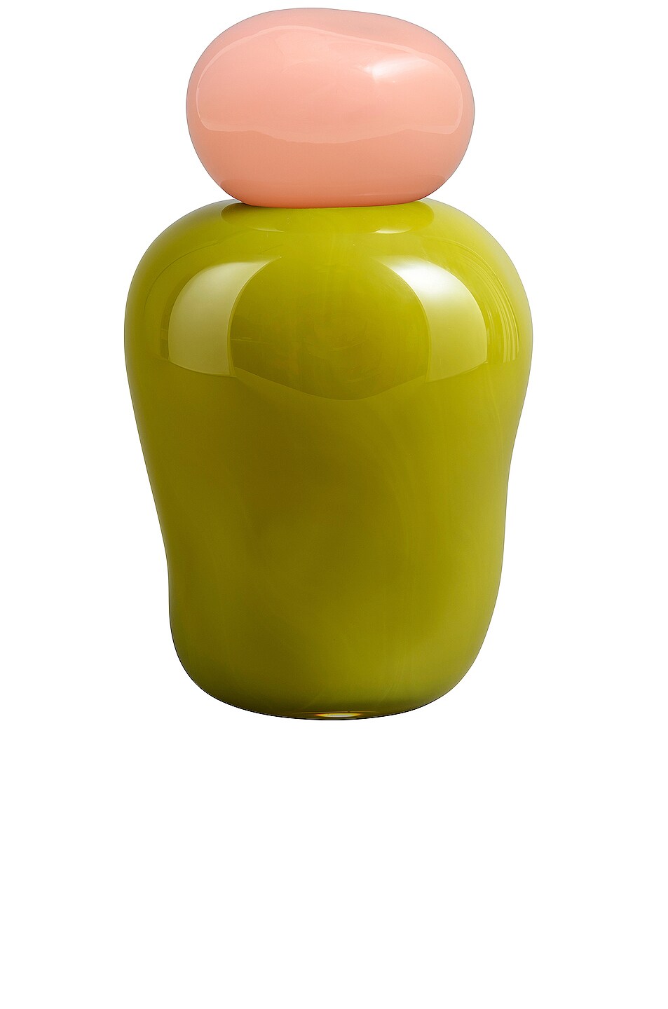 Image 1 of HELLE MARDAHL Bon Bon Medi Vase in Bubblegum & Lime