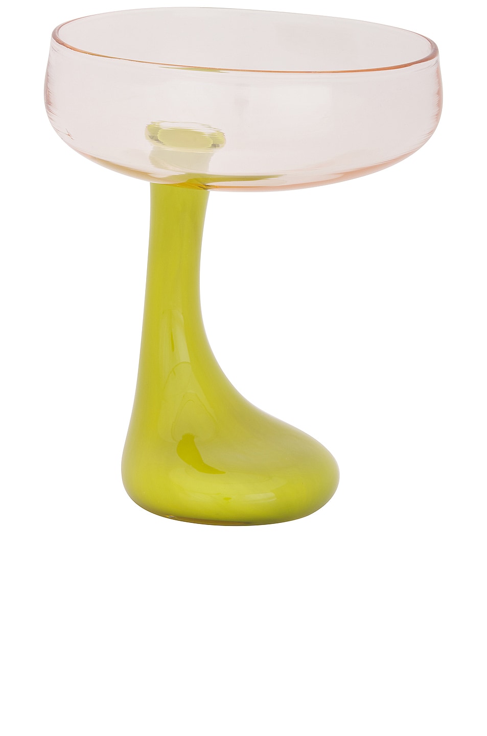 Image 1 of HELLE MARDAHL Bon Bon Cocktail Glass in Pink Punch & Lime