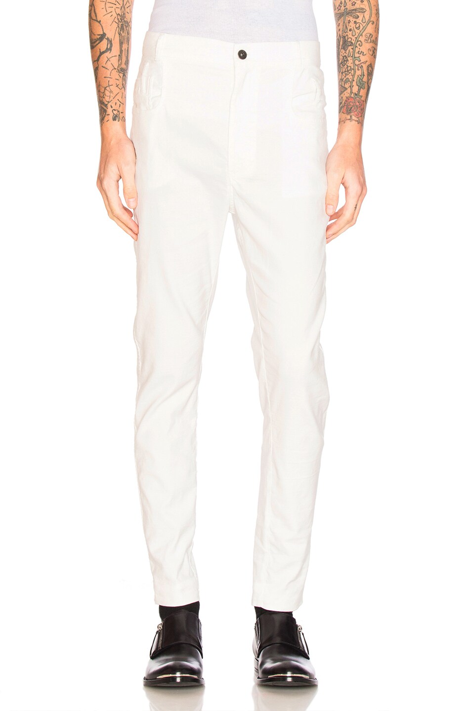 Image 1 of Haider Ackermann Skinny Trousers in Ivory
