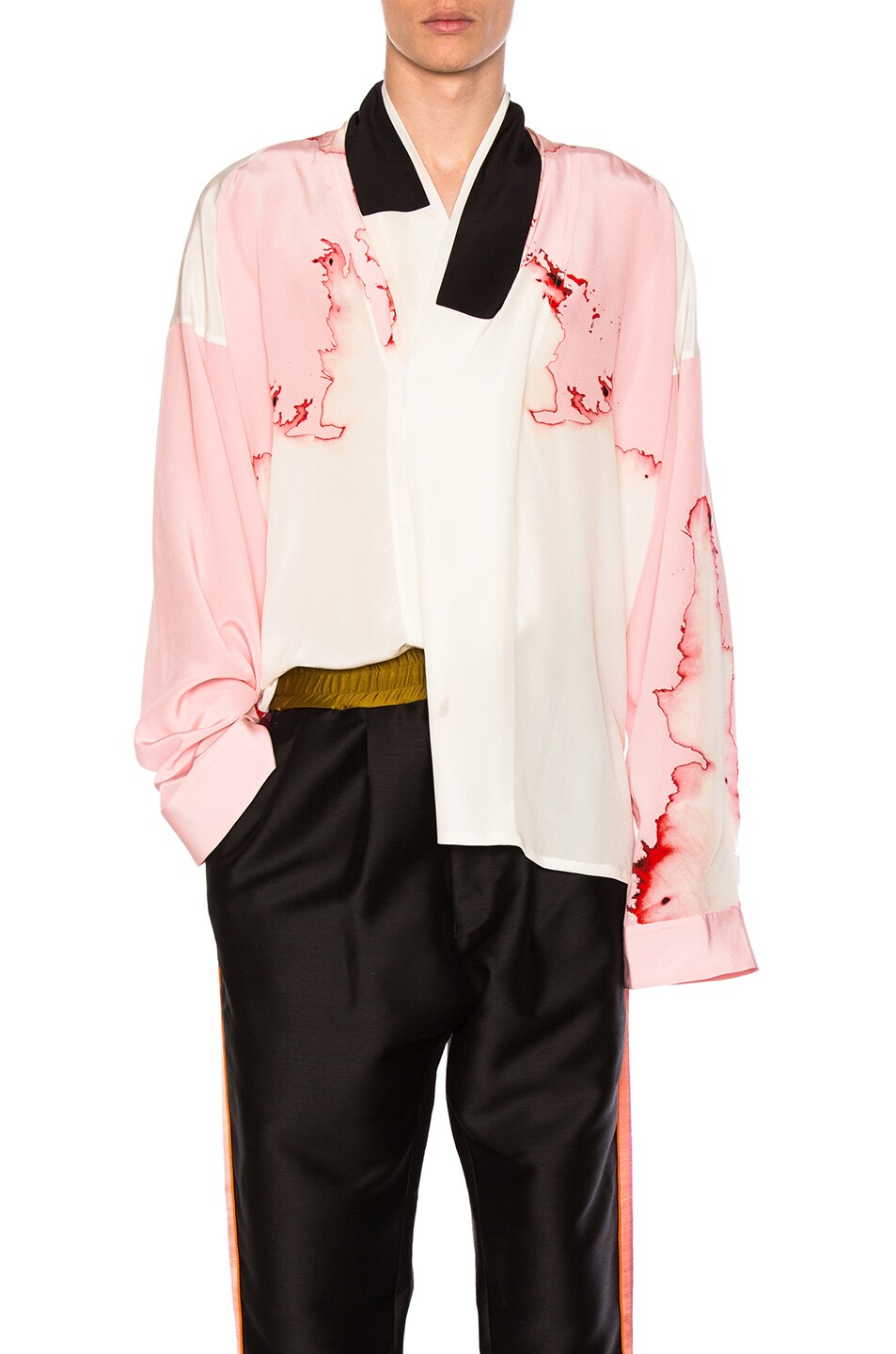 Image 1 of Haider Ackermann Kimono Shirt in Pink