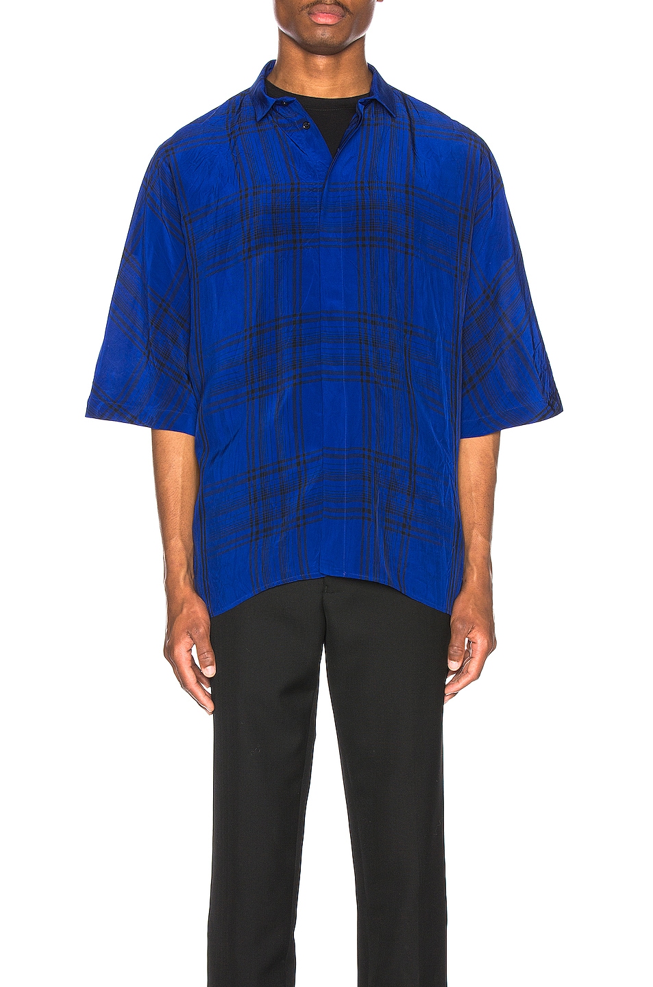 Image 1 of Haider Ackermann Kimono Shirt in Montauk Blue