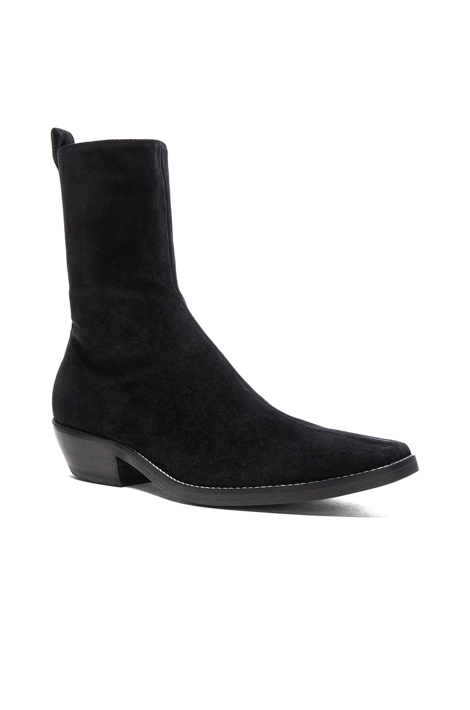 Image 1 of Haider Ackermann Suede Boots in Black