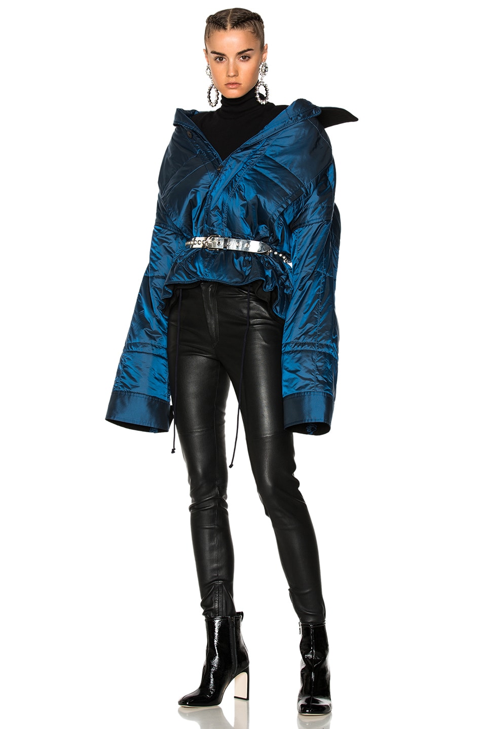 Image 1 of Haider Ackermann Quilted Jacket in Blue