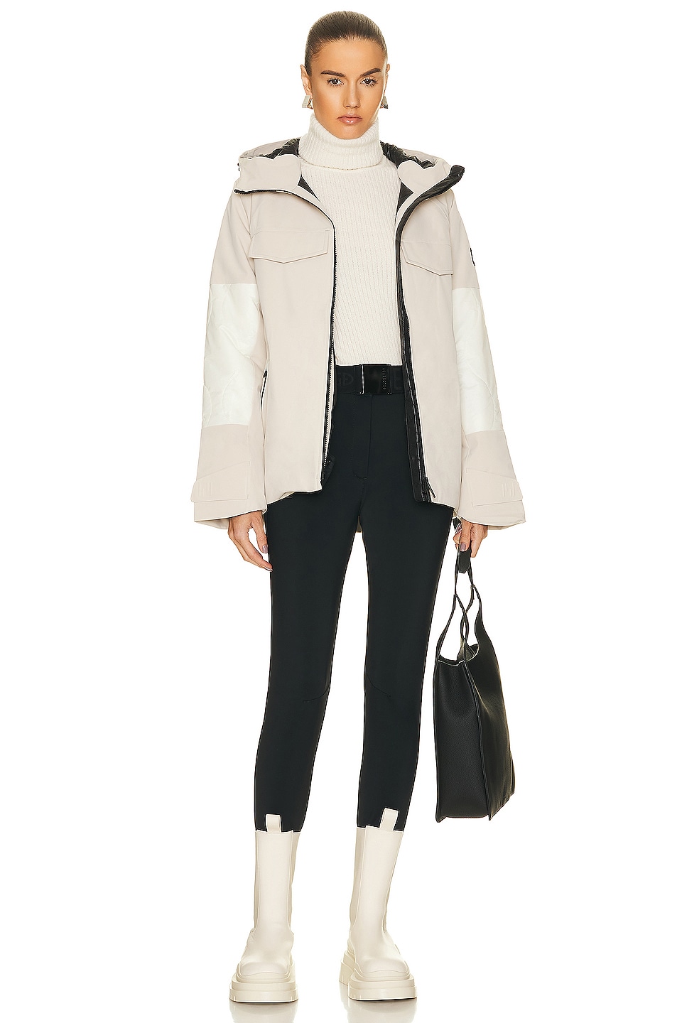 Black Wrap Over Belted Blazer - Holden