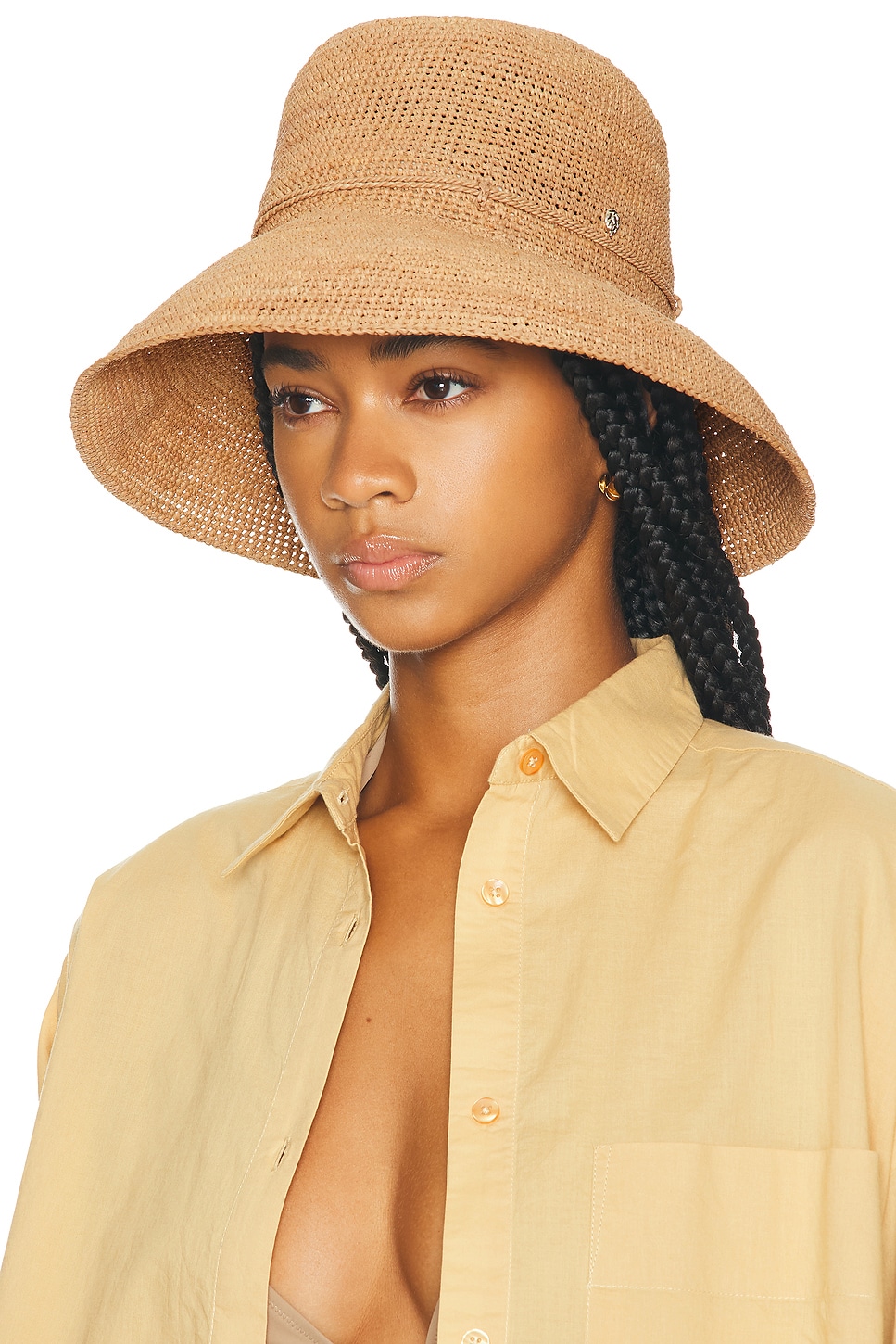 Helen Kaminski Provence 10 Hat In Brown