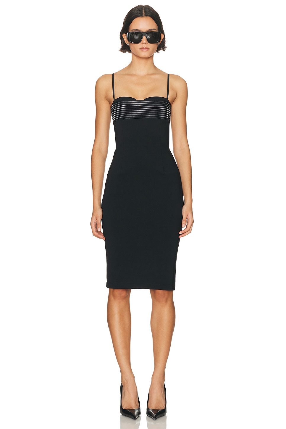 Haelo Brace Bra Dress In Black