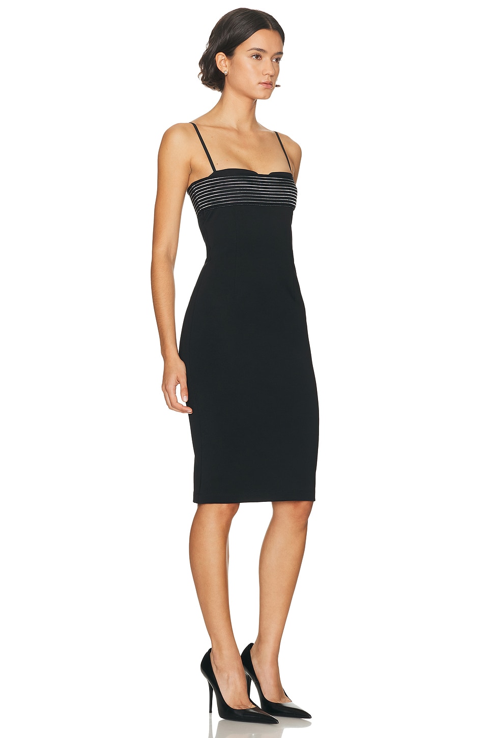 Haelo Brace Bra Dress In Black