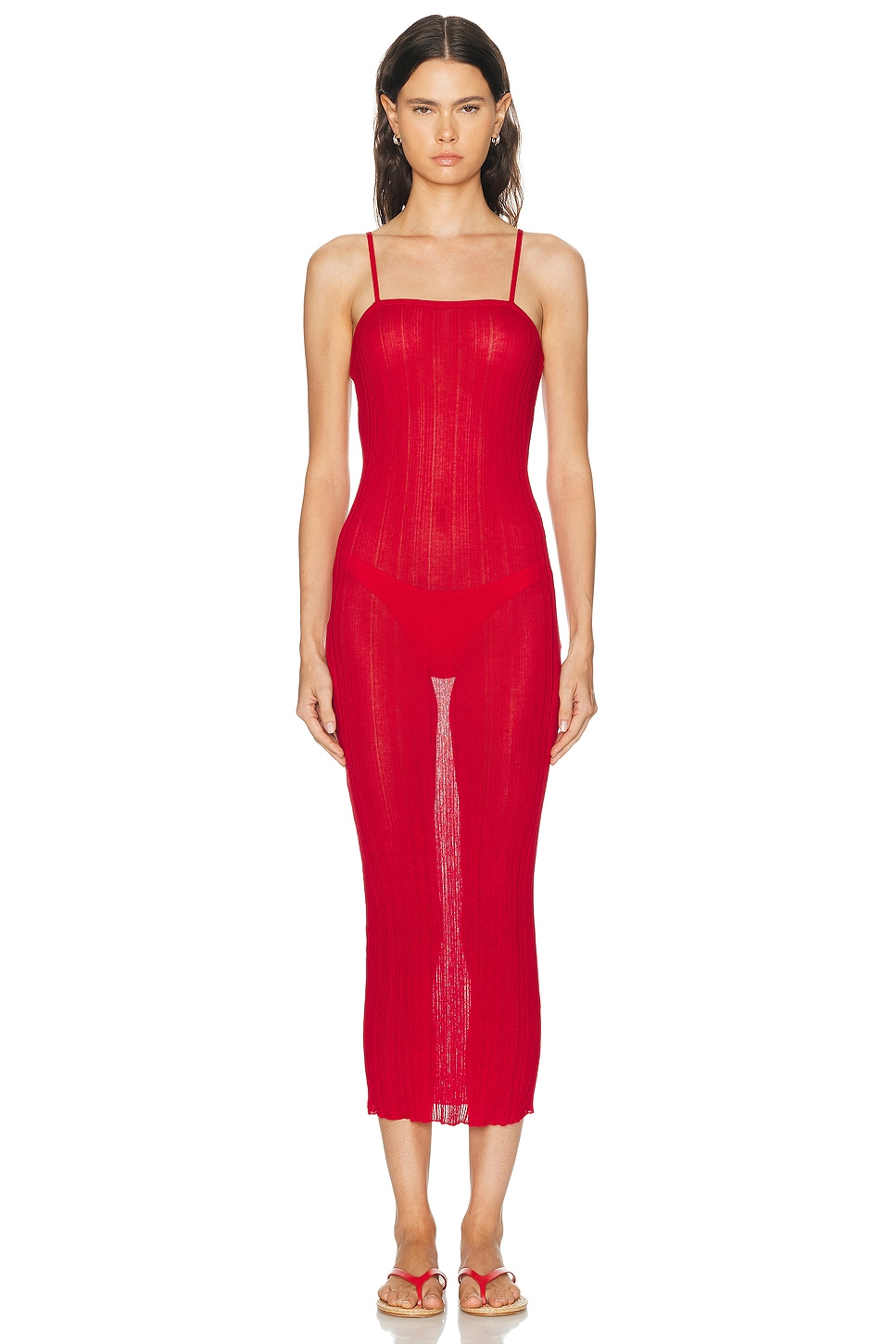 HAIGHT. Ivana Midi Knit Dress | Thumbnail 2