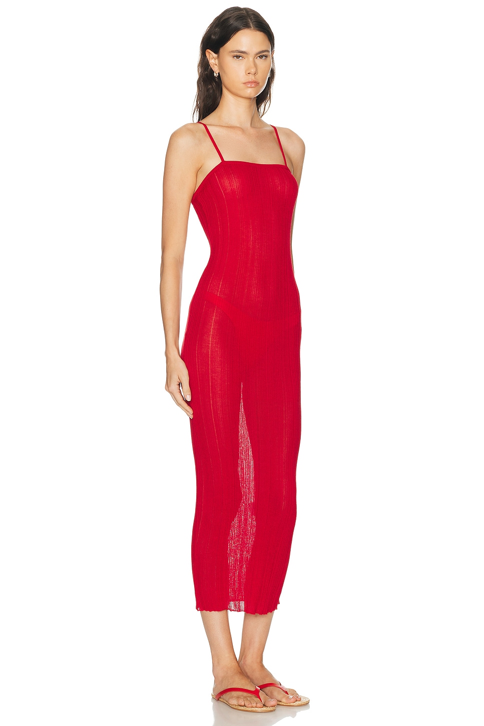 HAIGHT. Ivana Midi Knit Dress | Thumbnail 3