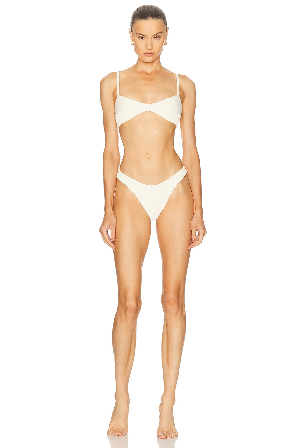 Adjustable Ribbed Monica Bikini Top