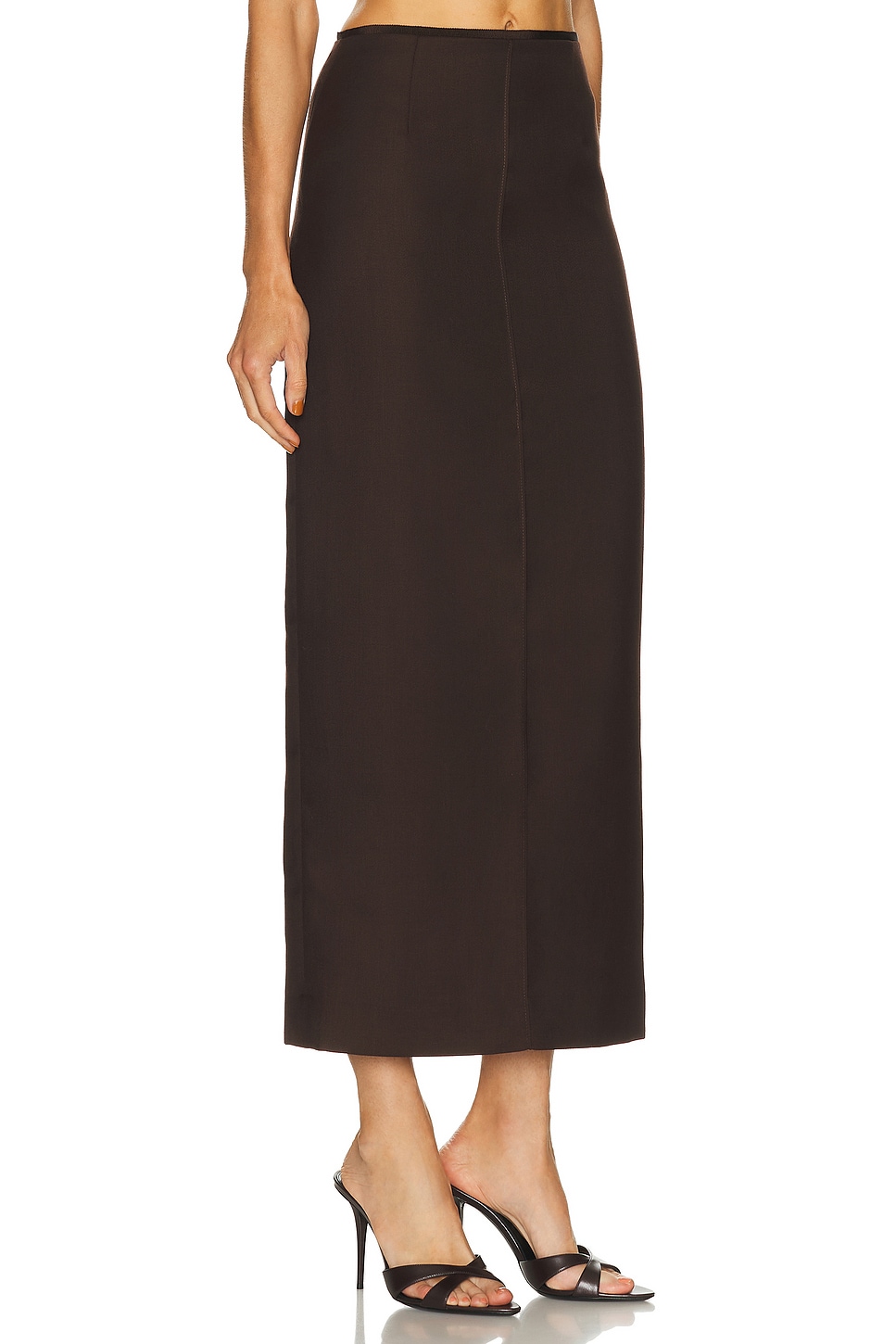 House Of Dagmar Pencil Maxi Skirt In Brown