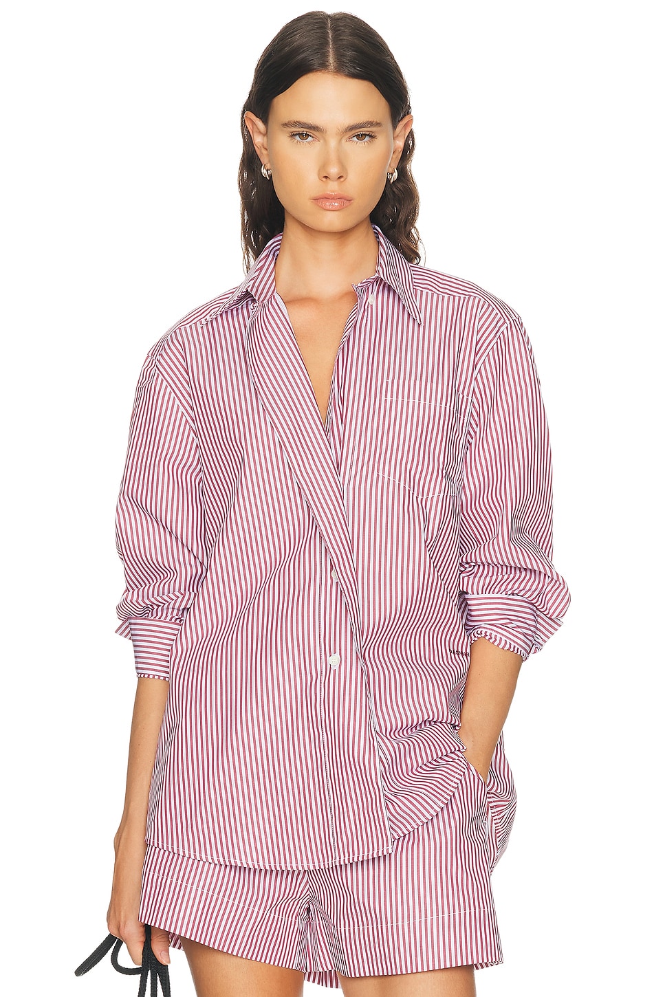 House Of Dagmar Asymmetric Top In Purple