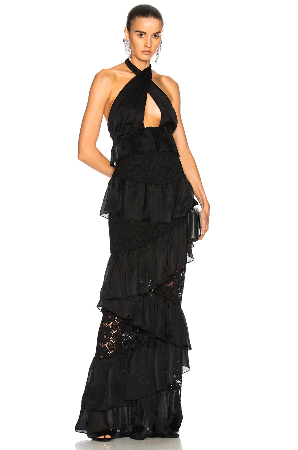 Image 1 of Houghton for FWRD Alina Gown in Black