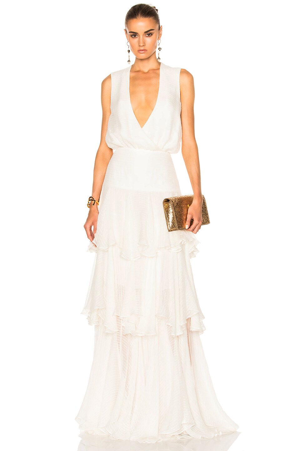 Image 1 of Houghton Evie Gown in White
