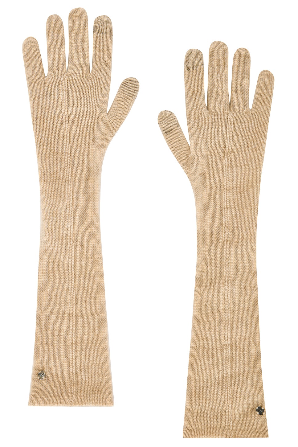Handsome Stockholm Cashmere Long Gloves In Neutral