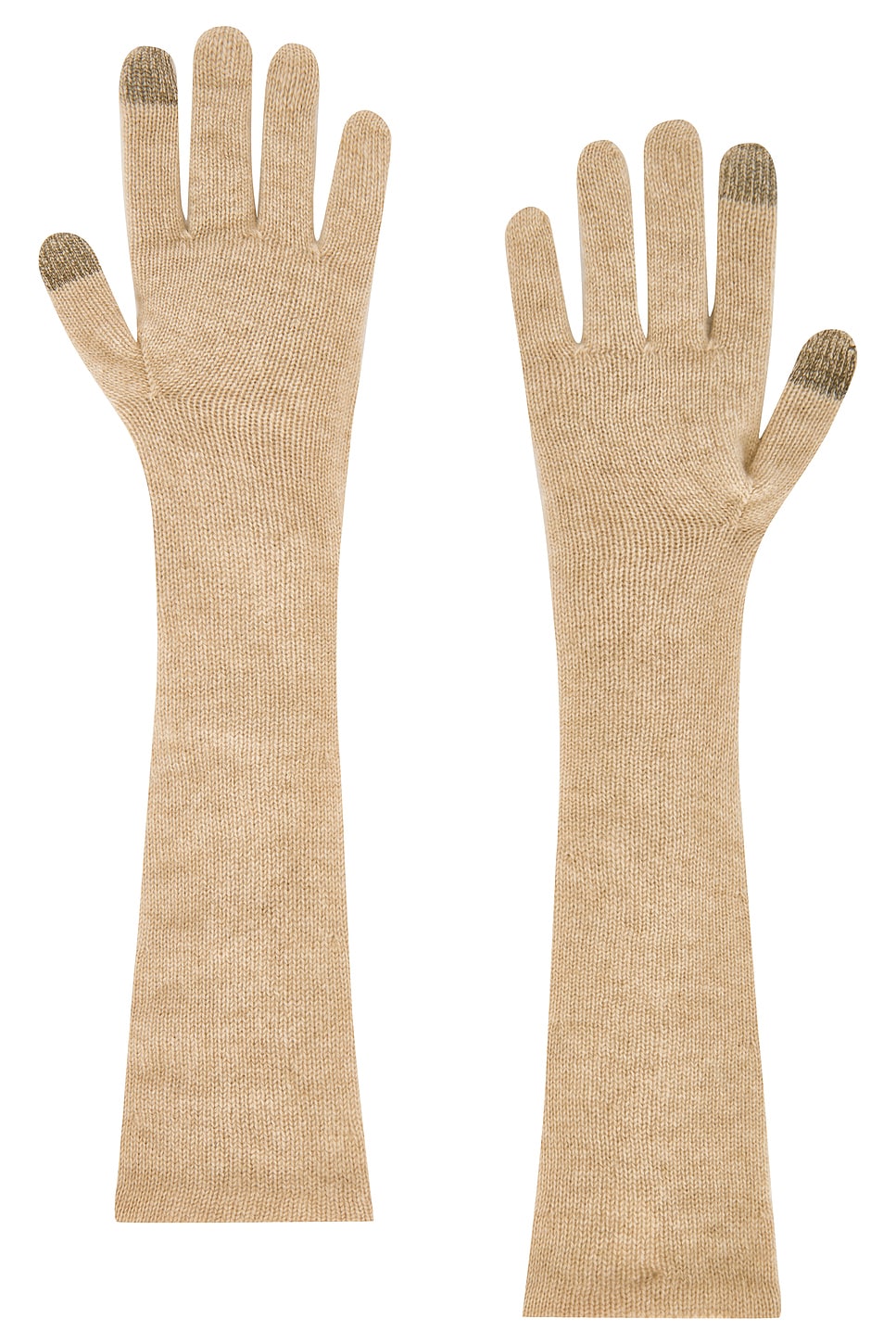 Handsome Stockholm Cashmere Long Gloves In Neutral