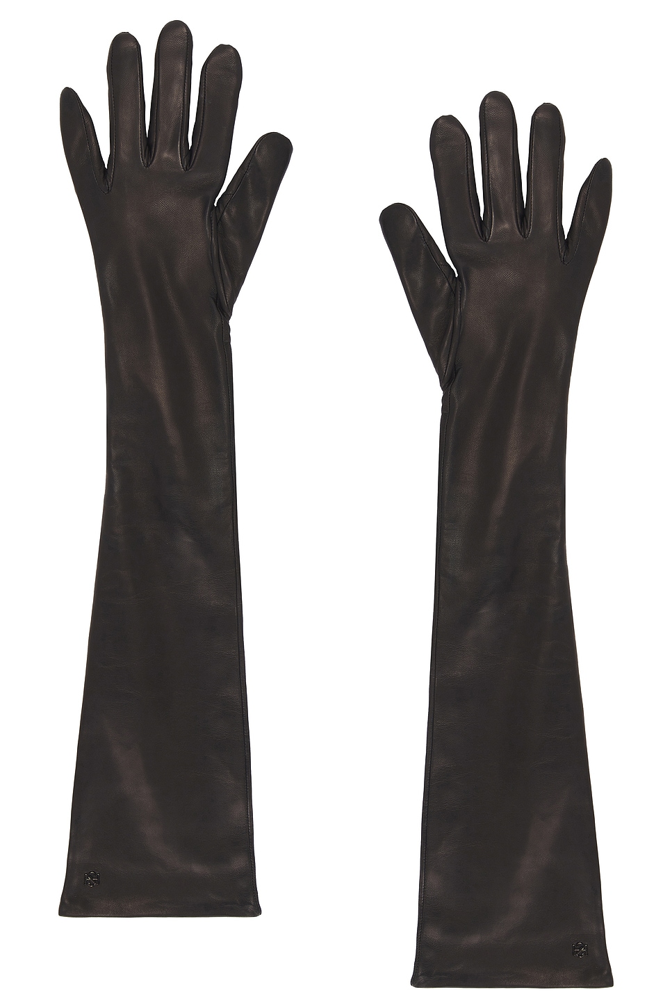 Handsome Stockholm Essentials Extra Long Gloves In Black