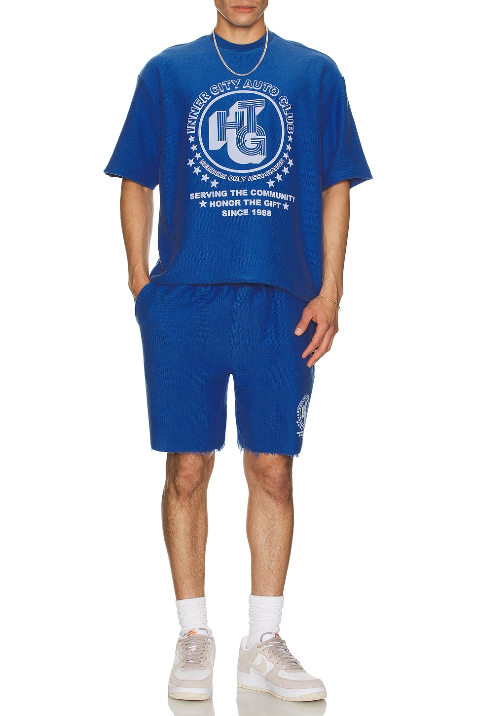 Image 1 of Honor The Gift Race Short in Blue
