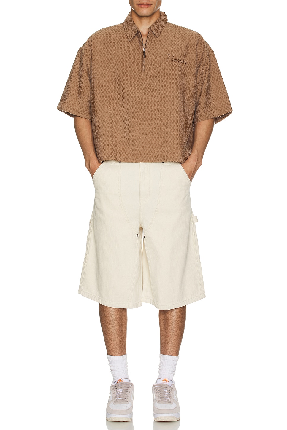 Image 1 of Honor The Gift Gears Carpenter Short in Cream