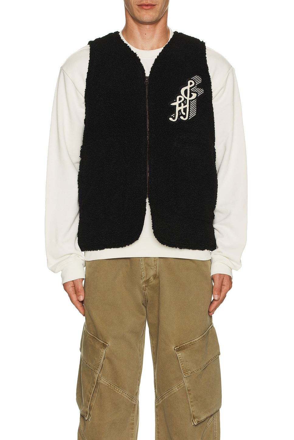 Image 1 of Honor The Gift Teddy Notes Vest in Black