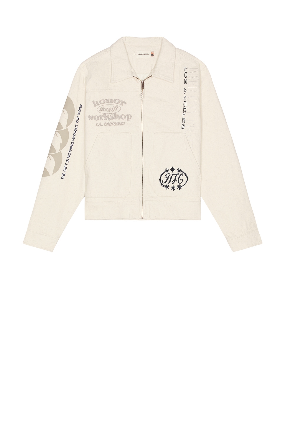 Image 1 of Honor The Gift Banner Jacket in Natural