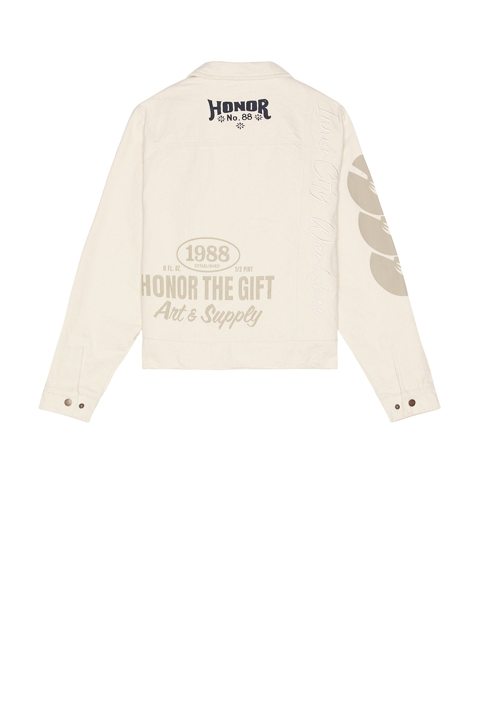 Honor The Gift Banner Jacket In Neutral