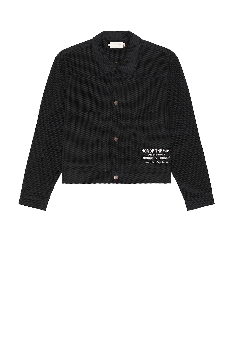 Image 1 of Honor The Gift Cord Jacket in Black