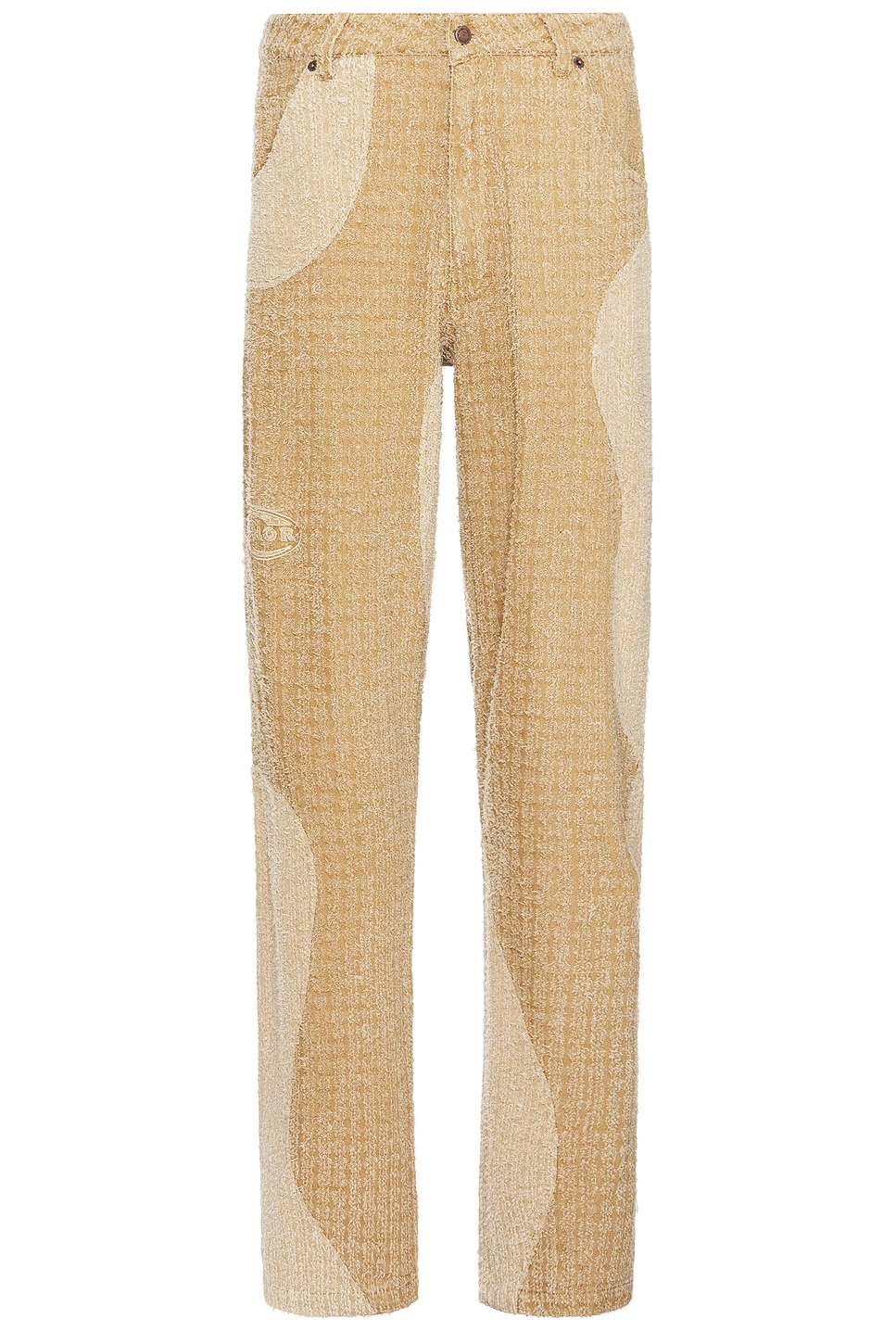 Groove Panel Pant in Tan