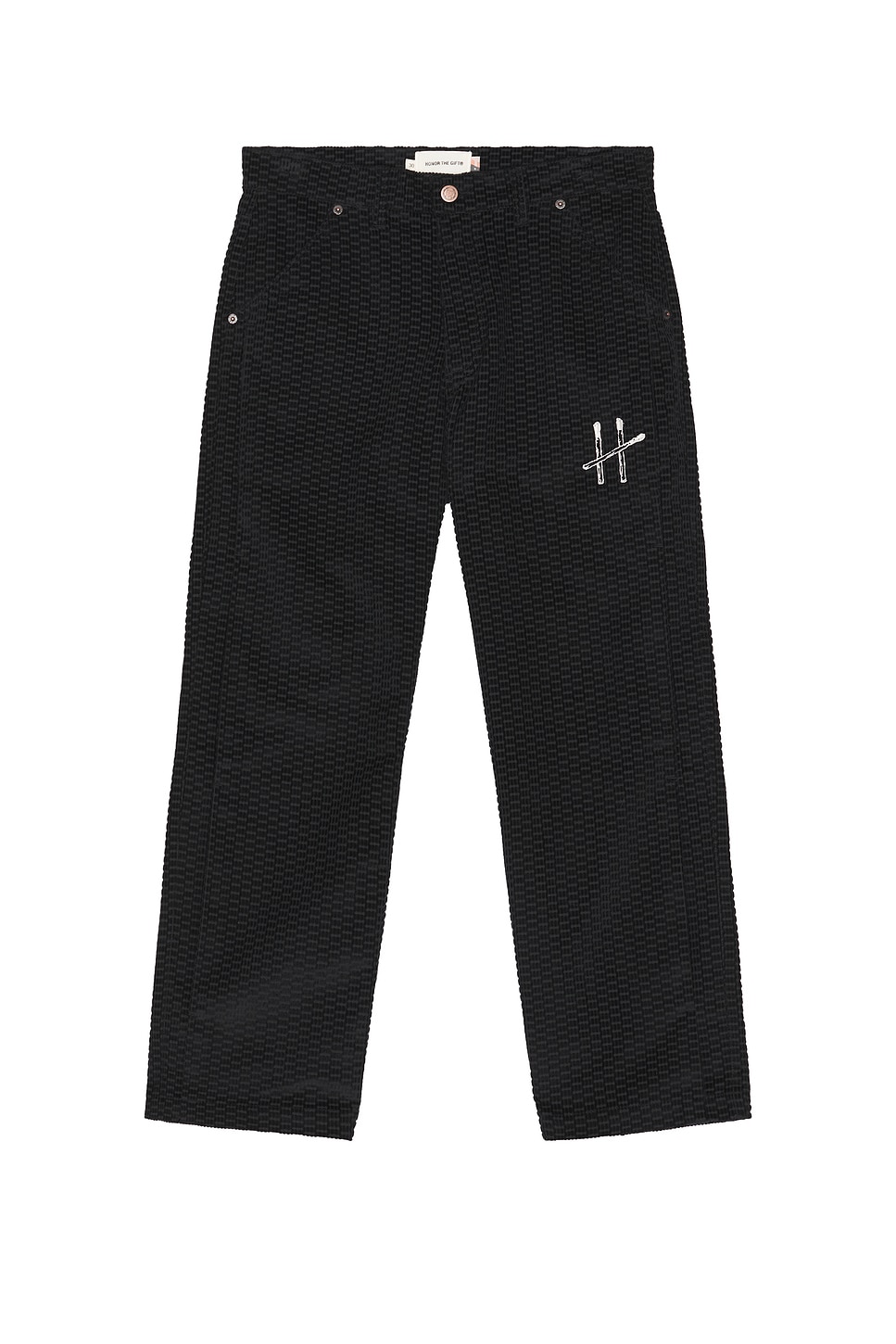 Image 1 of Honor The Gift Novelty Cord Pant in Black