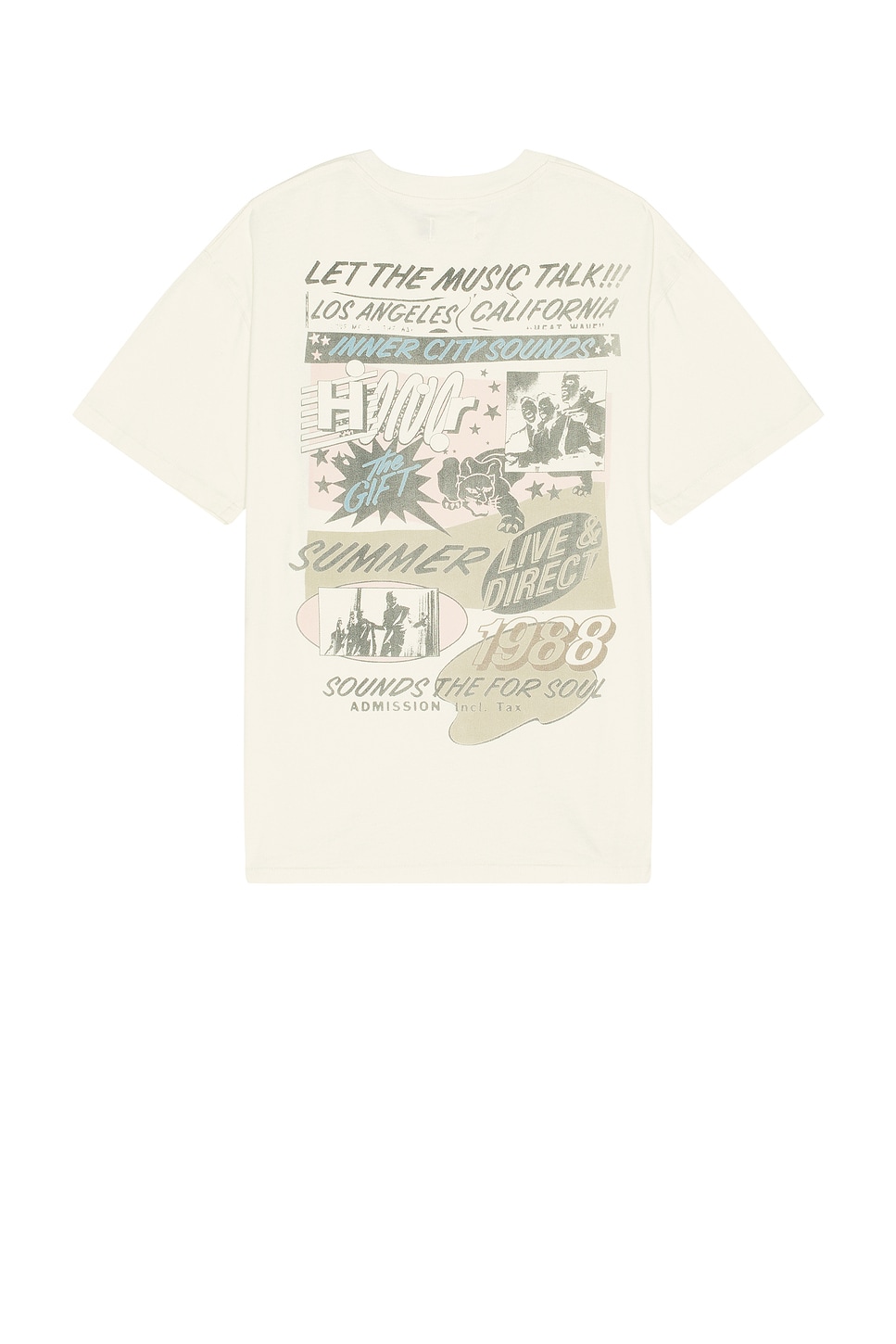 Image 1 of Honor The Gift Music Language Tee in Cream