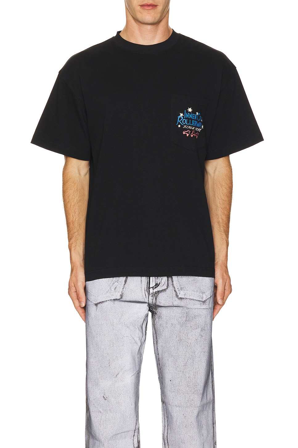 Image 1 of Honor The Gift Roller Rink T-Shirt in Black