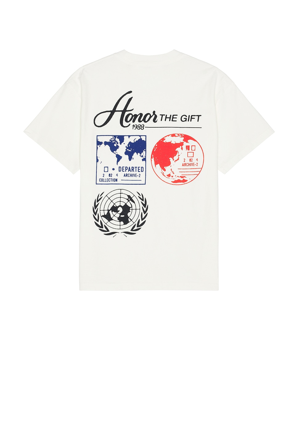 Travel T-Shirt in Cream