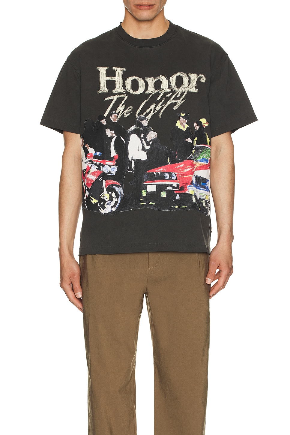 Image 1 of Honor The Gift Shift Tee in Black