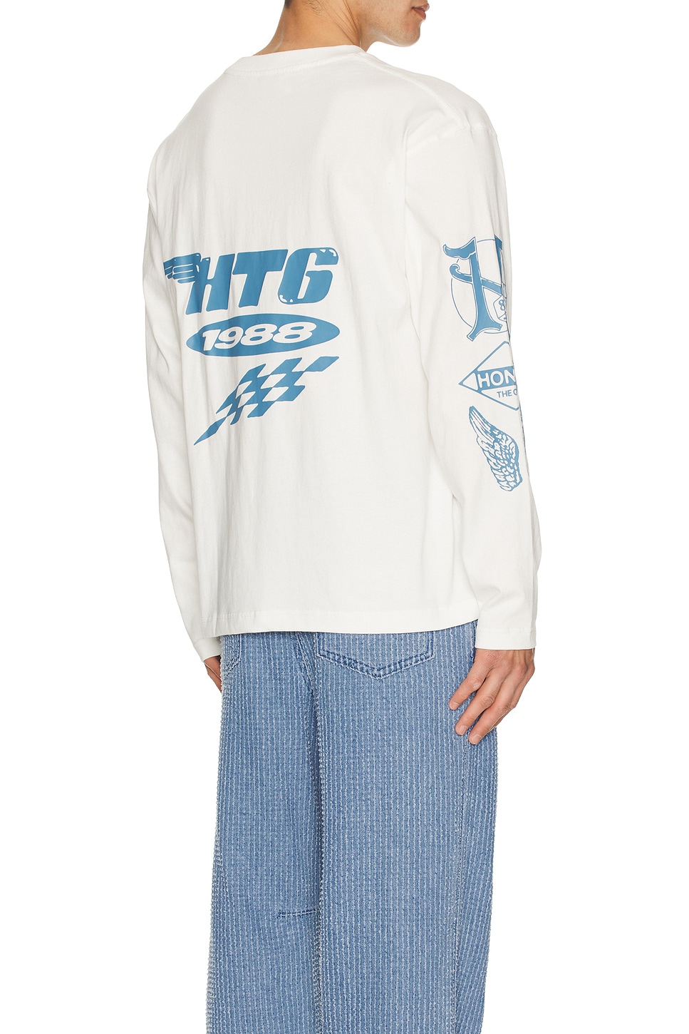 Image 1 of Honor The Gift Driving Long Sleeve Tee in White
