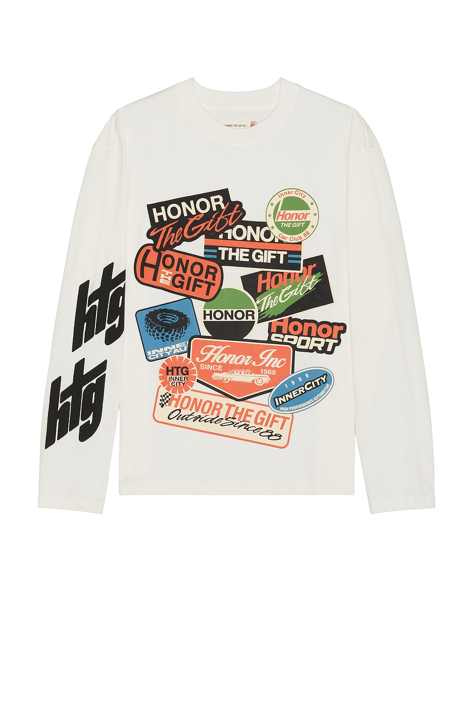 Image 1 of Honor The Gift Fuel Long Sleeve Tee in White