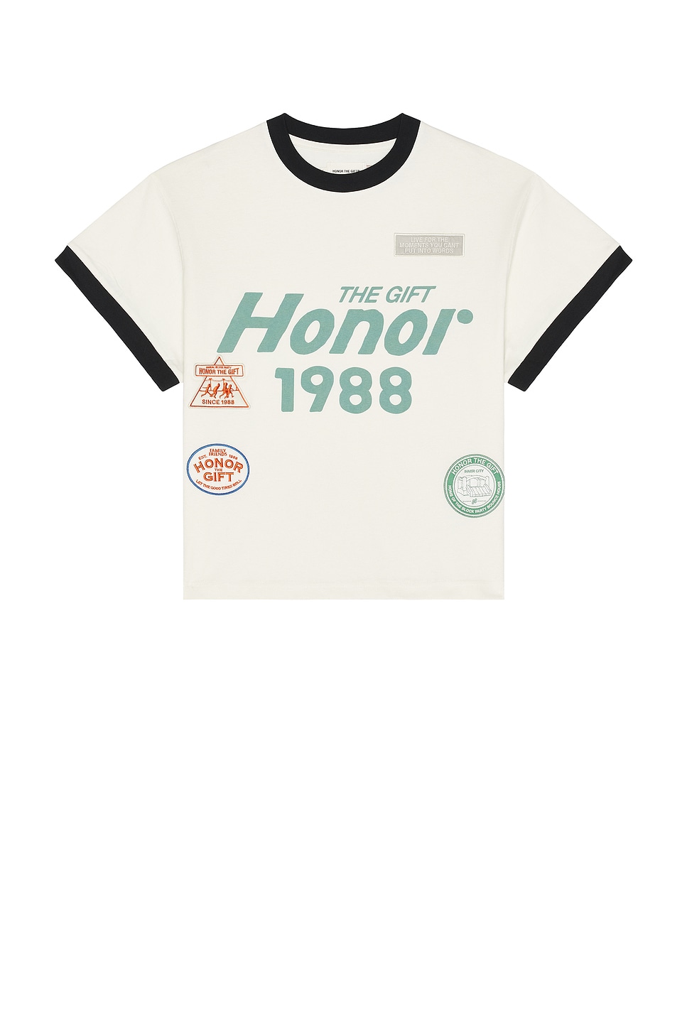 Image 1 of Honor The Gift Multi Box Tee in White