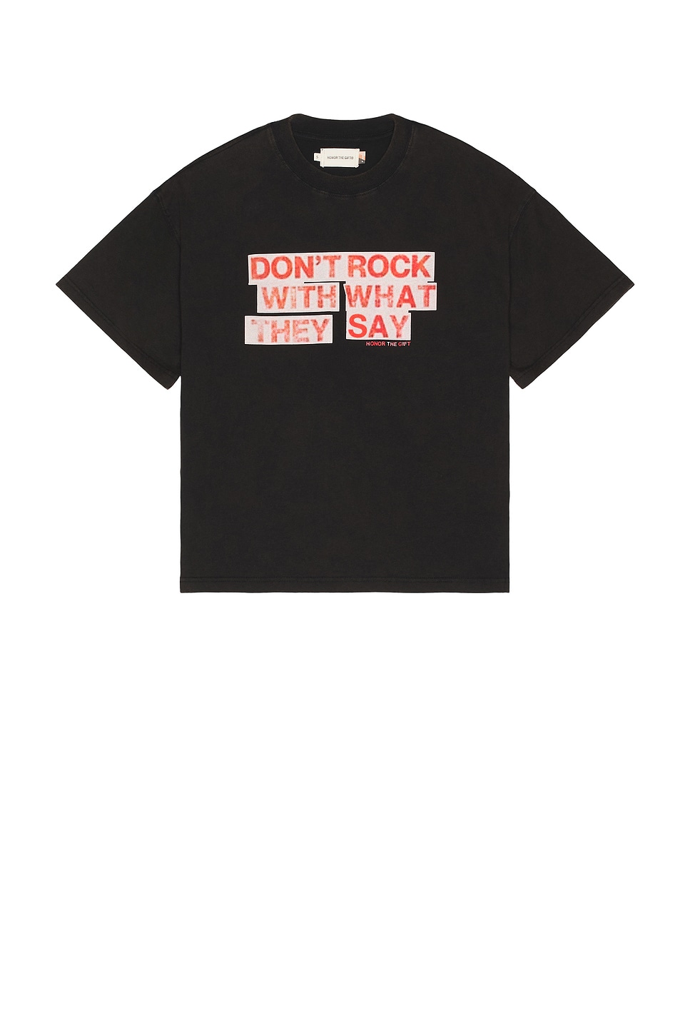 Image 1 of Honor The Gift What They Say Tee in Black
