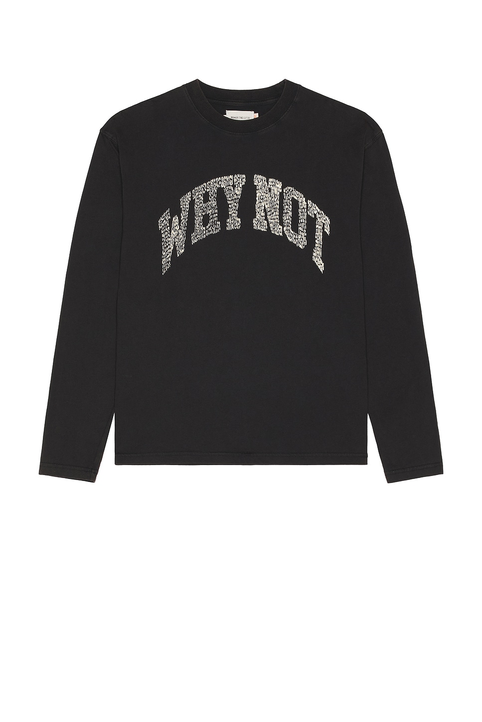 Image 1 of Honor The Gift Why Not Long Sleeve Tee in Black