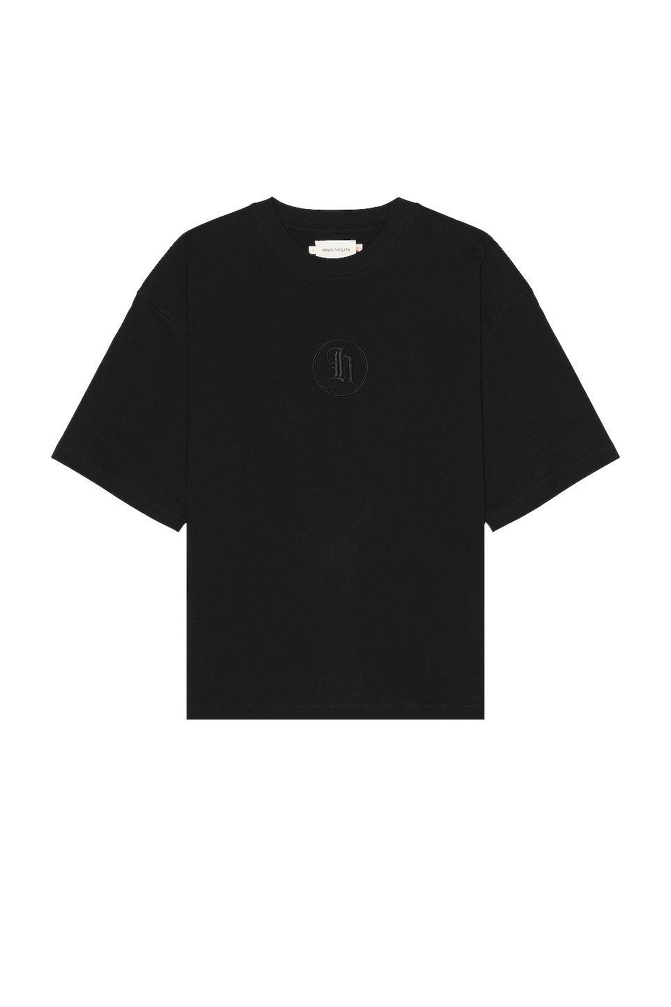 Image 1 of Honor The Gift H Stamp Box Tee in Black