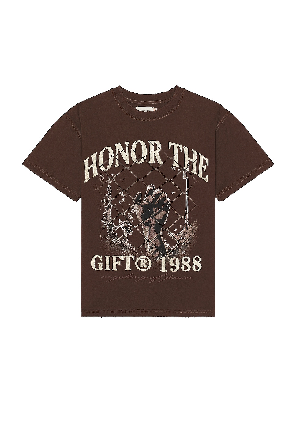 Image 1 of Honor The Gift Mystery Of Pain Tee in Brown