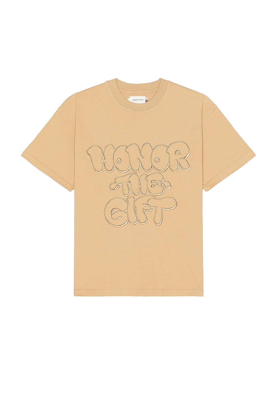 Amp'd Up Tee in Tan