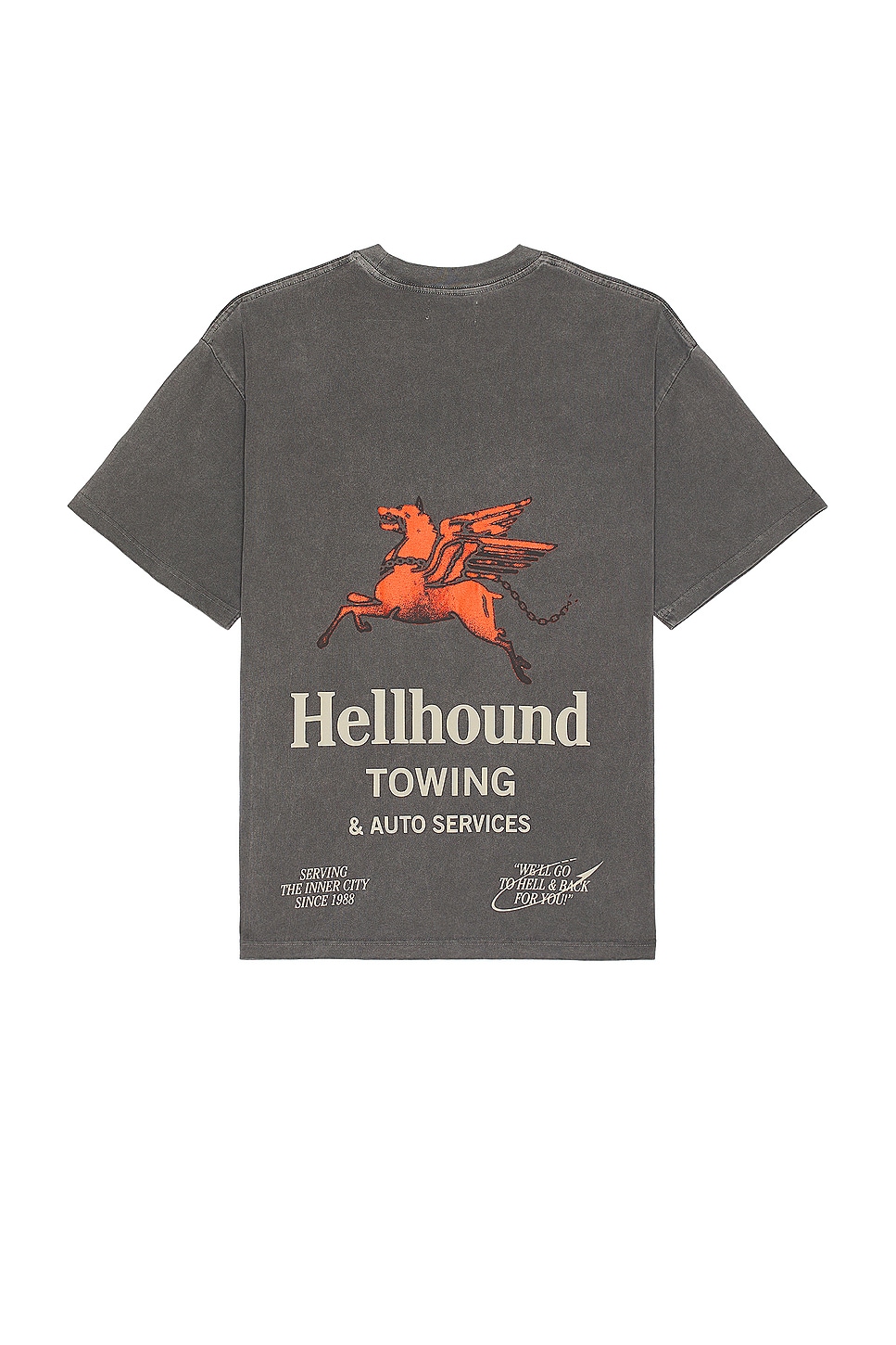 Hellhound 2.0 Short Sleeve Tee in Charcoal