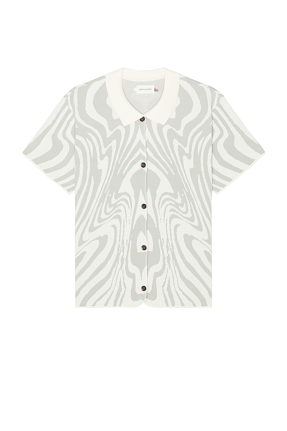 Image 1 of Honor The Gift A-spring Dazed Button Up Shirt in Bone