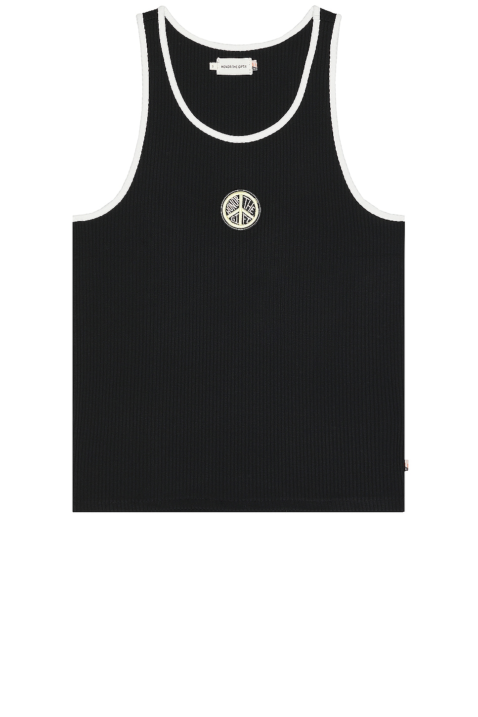 Image 1 of Honor The Gift A-spring Binded Rib Tank in Black
