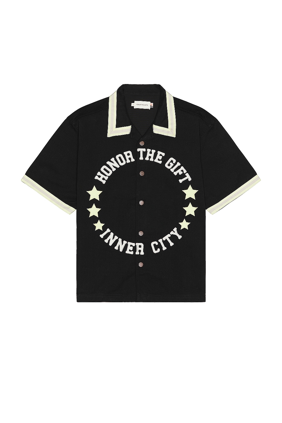 Image 1 of Honor The Gift A-spring Tradition Snap Up Shirt in Black