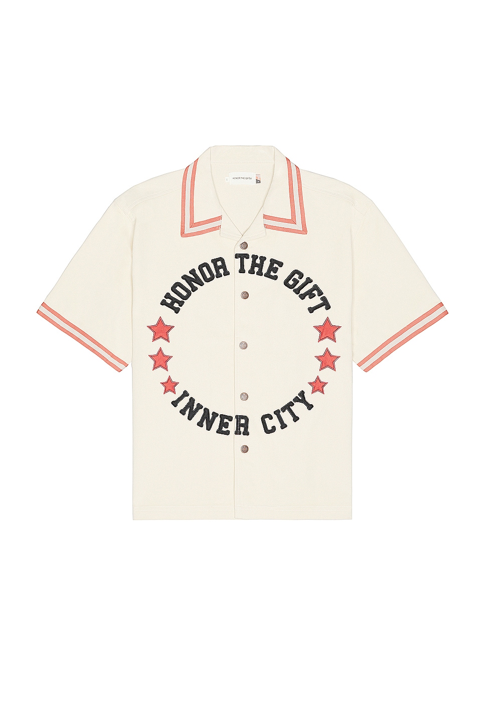Image 1 of Honor The Gift A-spring Tradition Snap Up Shirt in Bone
